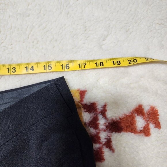 Fendi High Rise Straight Leg Pants Black 32 Lightweight Luxury Mohair Wool - Picture 7 of 7